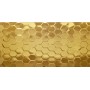 Płytka ceramiczna złota metalizowana heksagon 30x60