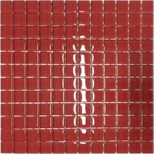 Mozaika szklana czerwona karmin 30x30