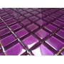 Mozaika szklana purpura metalic 30x30