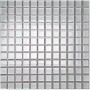Mozaika szklana Biała, Ecru 30x30