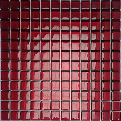 Mozaika Szklana Rosso Czerwona 30x30